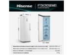Congelador vertical - Hisense FT3K310SEWE1, 312 l, 185.6 cm, Kitchen Fit, Wi Fi, Blanco - Imagen 3