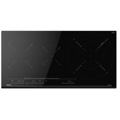 TEKA Placa de inducción – TEKA IZC83620, 3 zonas, 800 mm, Negro