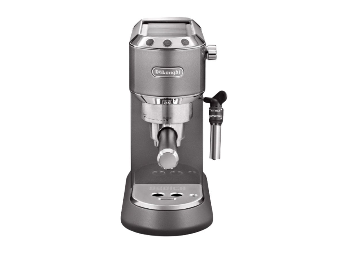 DE Cafetera Expreso - DE LONGHI EC785.GY, 15 bar, 1300 W, 2 tazas, beige