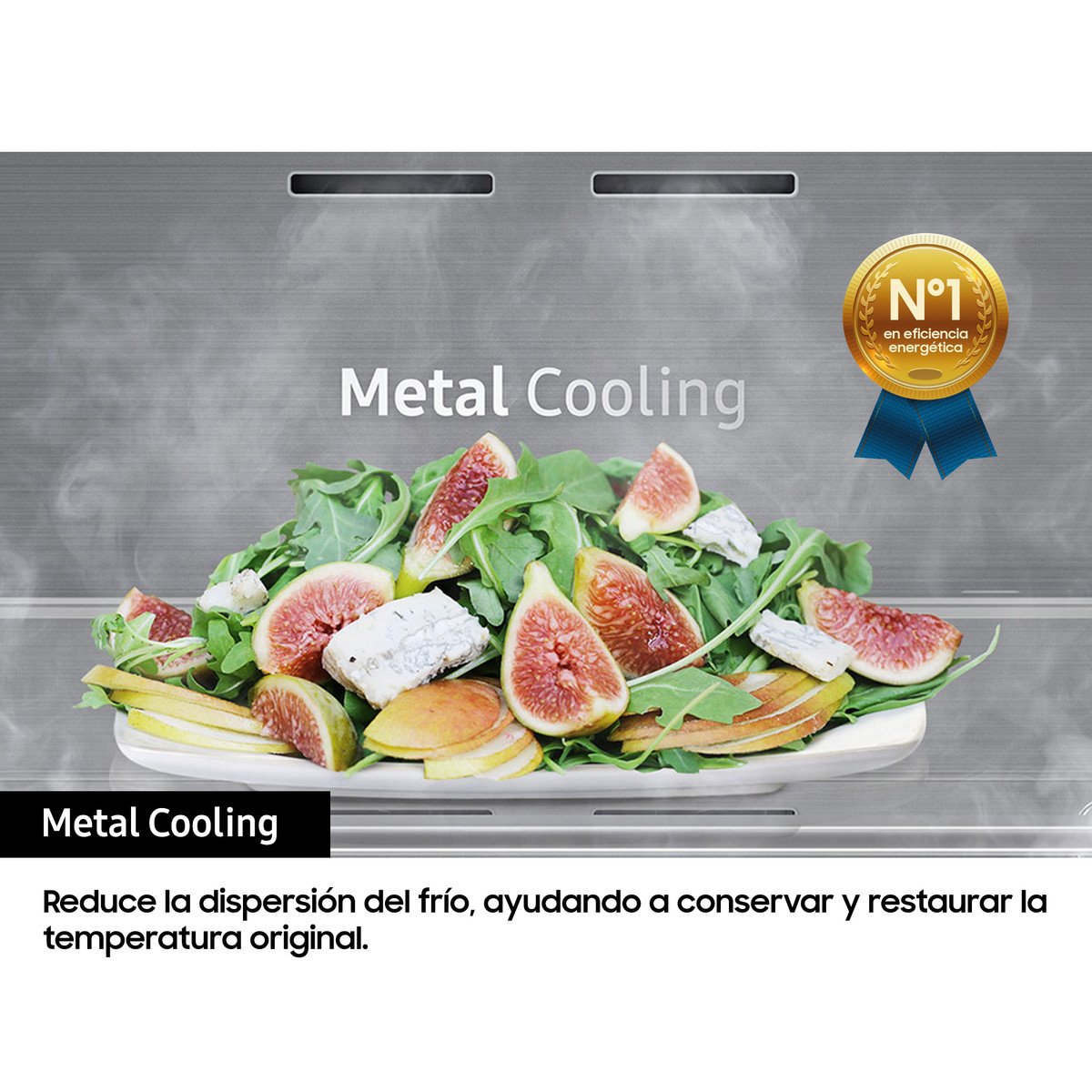 Congelador vertical - SAMSUNG RZ32A7485S9/EF, 323 l, 191,2 cm, Inox - Imagen 6