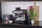 SAGE Cafetera express - SAGE BARISTAIMPRESSTRUFFE, 15 bar, 1850 W, 480 ml, 2 tazas, Negro - Imagen 2