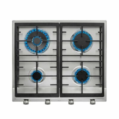 TEKA Placa de gas – TEKA 9520, 4 zonas, Propane/butane, 580 mm, Acero Inoxidable