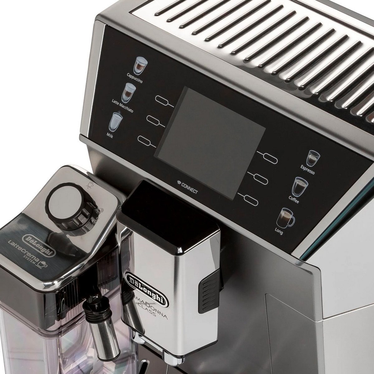 DE Cafetera express - DE LONGHI ECAM 550.85.MS, 19 bar, 1450 W, 0,5 l, 2 tazas, Negro - Imagen 4