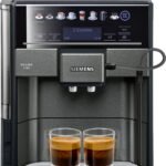 SIEMENS Cafetera automática - SIEMENS EQ.6 plus TE657509DE, 19 bar, 1500 W, 2 tazas, Negro