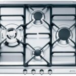 Smeg Placa de gas - Smeg Ser60Sgh3, 4 zonas, Gas Natural, 60 cm, Inox