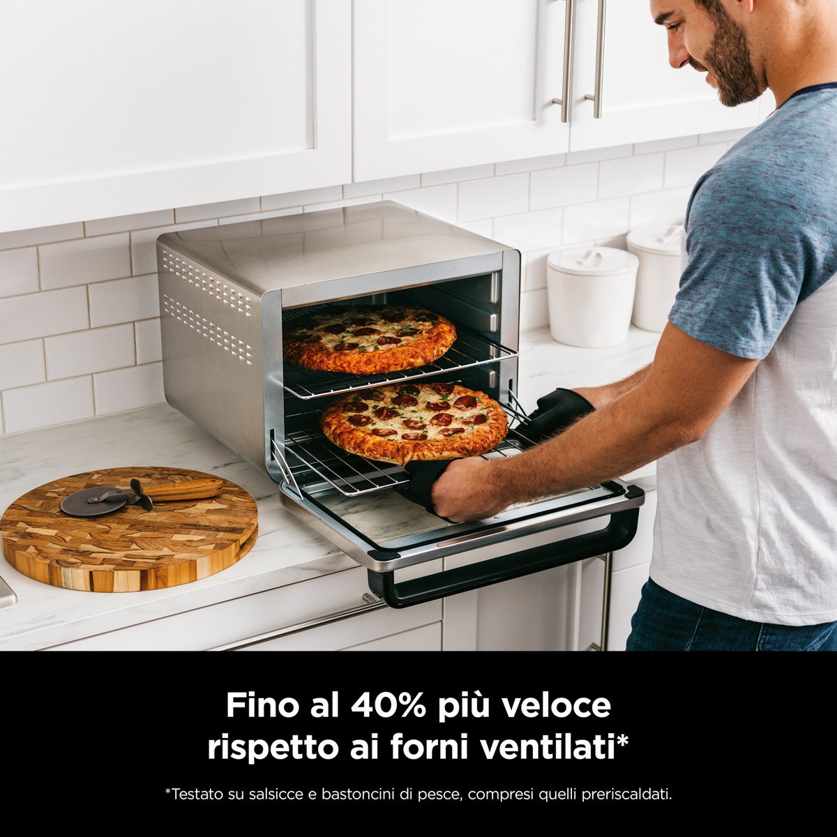 NINJA Mini horno - NINJA DT200EU, 2000 W, 29 l, Multicolor - Imagen 7