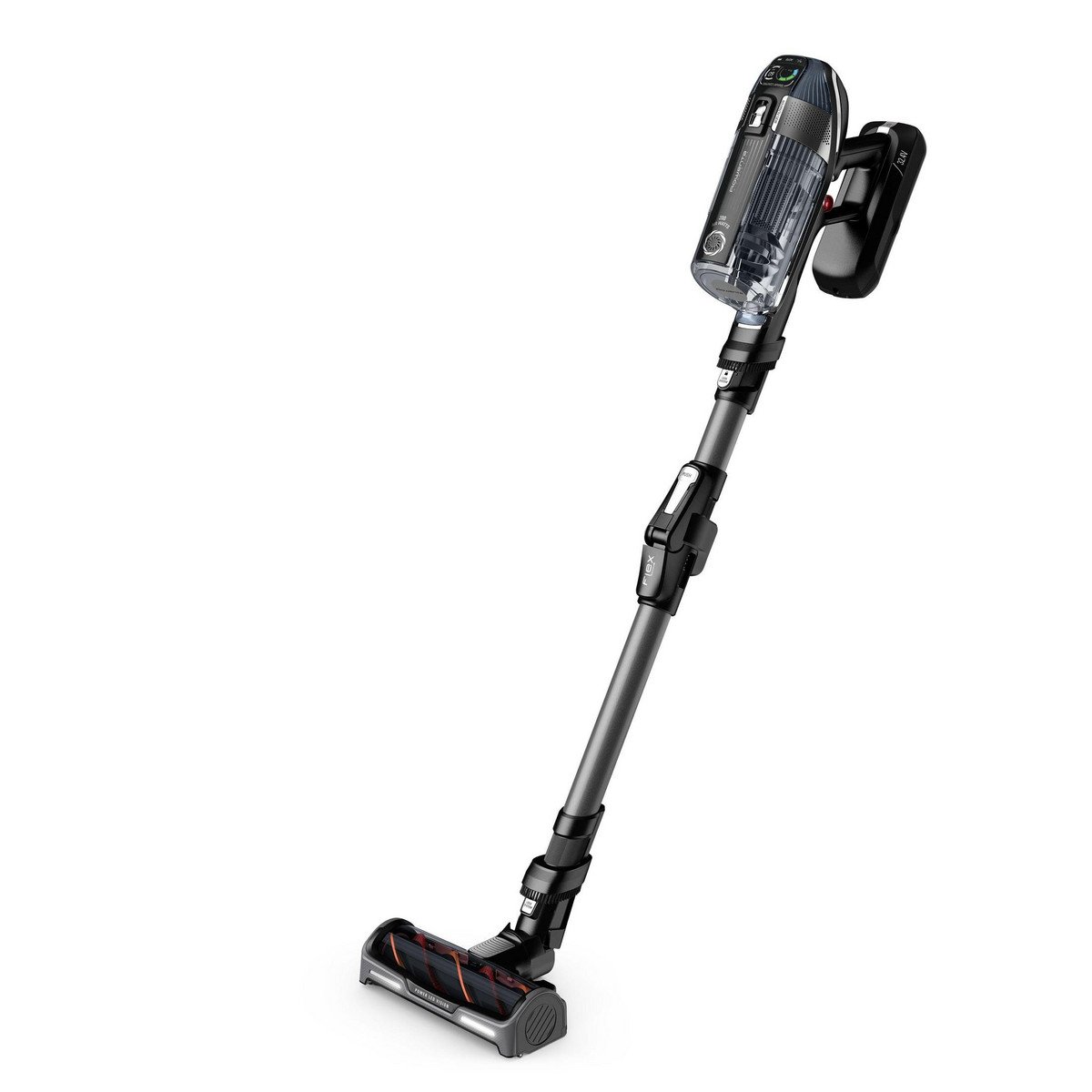 ROWENTA Aspirador escoba - ROWENTA 3221616060449, 480 W, Potencia de succión 200 AirWatt, Depósito 0,9 l, Autonomía 70 min, Negro - Imagen 2