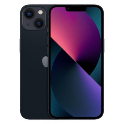 APPLE iPhone 13, Black, Móvil iOS, 128 GB, 4 GB RAM, 6,1 » OLED, Ceramic Shield, Anti-huellas, Processor, 3240 mAh