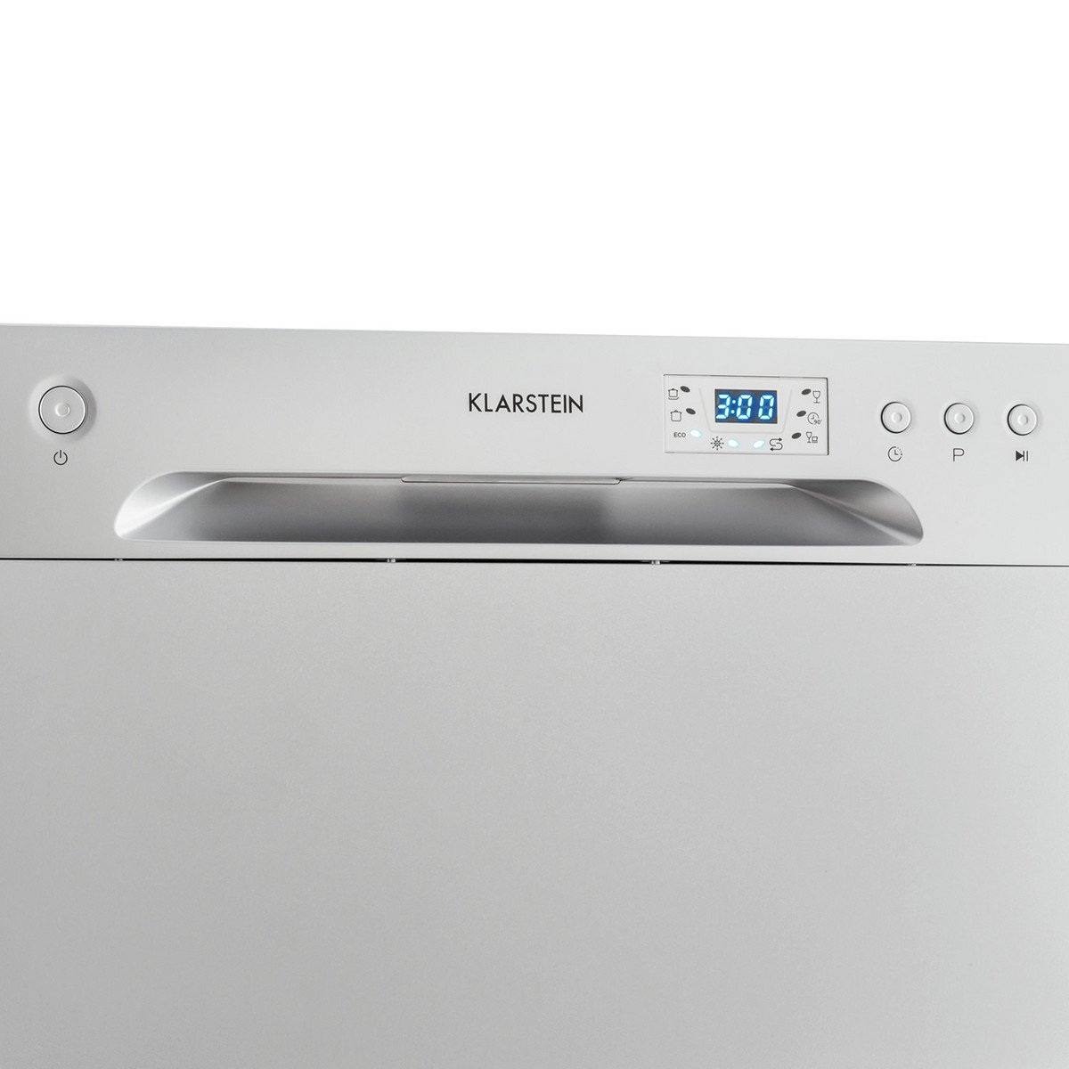 Lavavajillas compacto - KLARSTEIN Havasia UV 6, 6 programas, 55 cm, Plata Metálica - Imagen 3