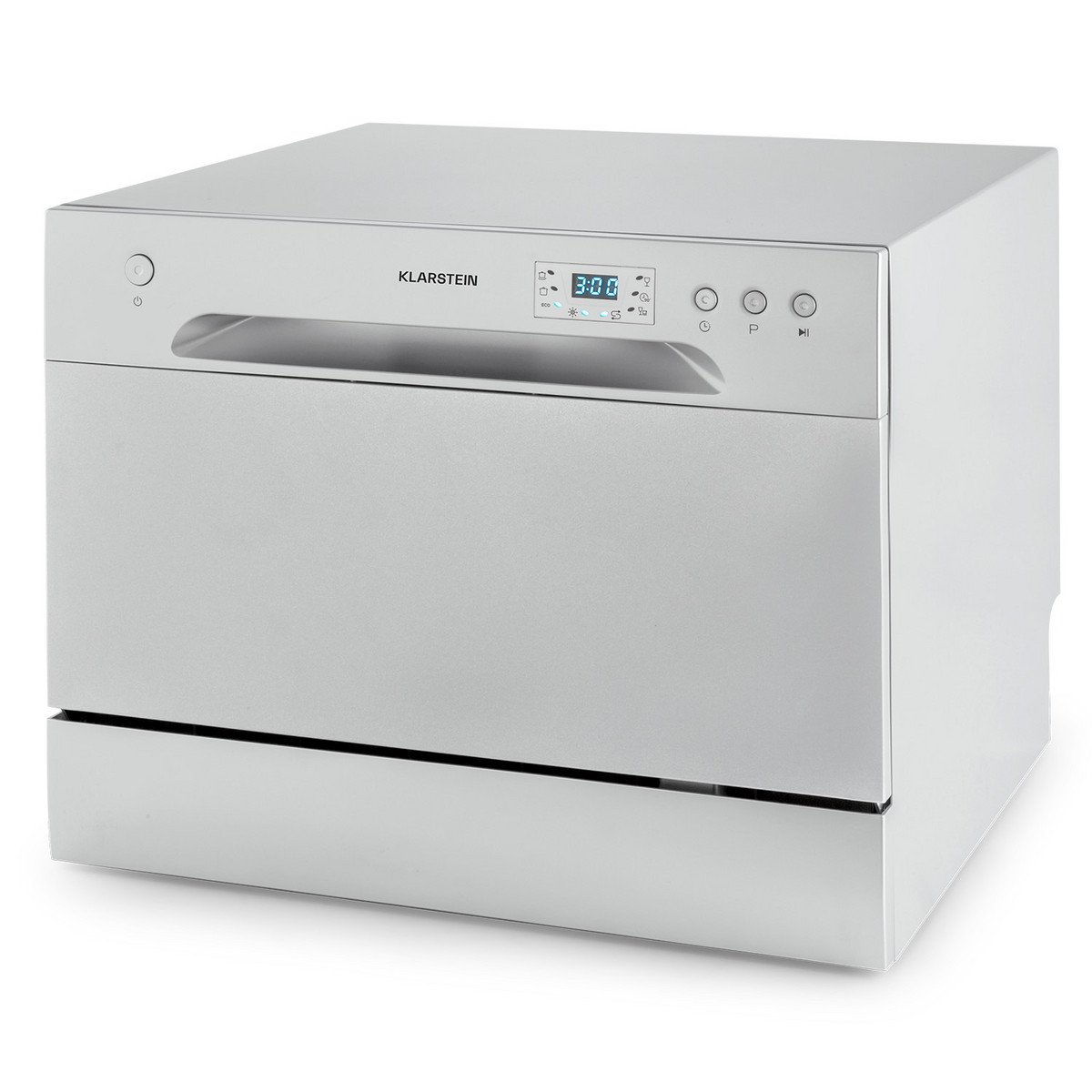 Lavavajillas compacto - KLARSTEIN Havasia UV 6, 6 programas, 55 cm, Plata Metálica - Imagen 5