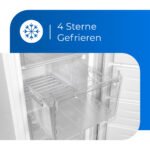 Congelador vertical - EXQUISIT GS230-H-040D weiss, 1426 mm, Blanco,Entrega en Domicilio - Imagen 3