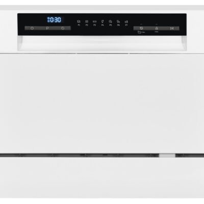 EXQUISIT Lavavajillas compacto – EXQUISIT GSP206-030D, 6 servicios, 7 programas, 55 cm, Blanco
