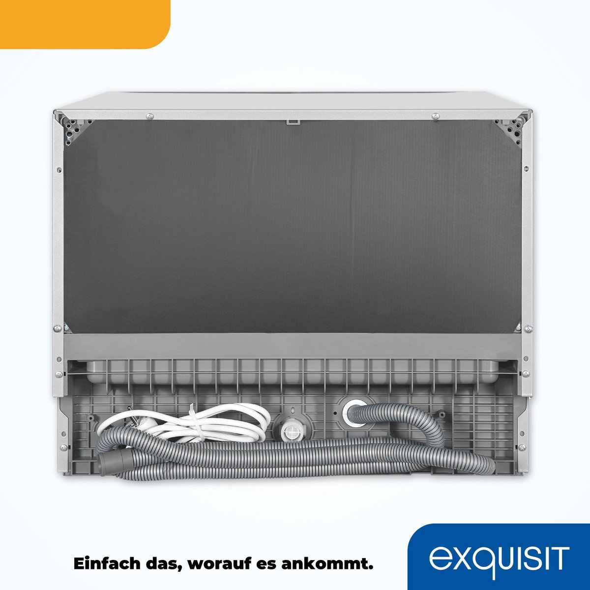EXQUISIT Lavavajillas compacto - EXQUISIT GSP206-030D, 7 programas, 55 cm, Silver - Imagen 4