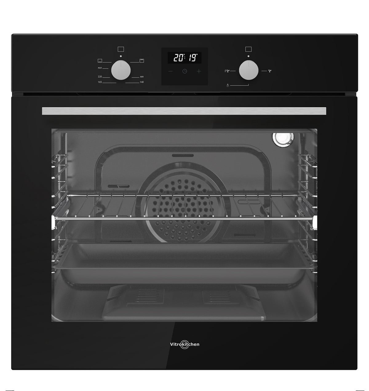 VITROKITCHEN Horno de Gas Butano - VITROKITCHEN HG602NB, Integrado + Libre instalación, 52 l, 59,5 cm, Negro