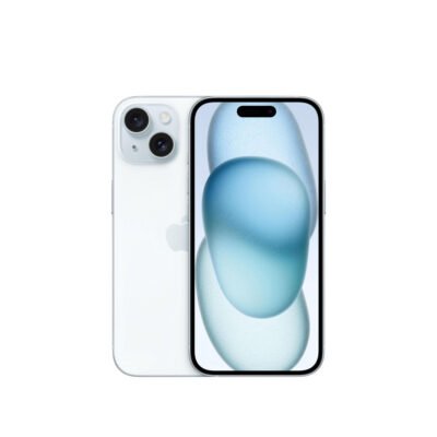 APPLE iPhone 15, Blue, Móvil iOS, 128 GB, 6 GB RAM, 6,1 » Super Retina XDR, Ceramic Shield, Recubrimiento oleofóbico, Anti-huellas, Processor, 3349 mA