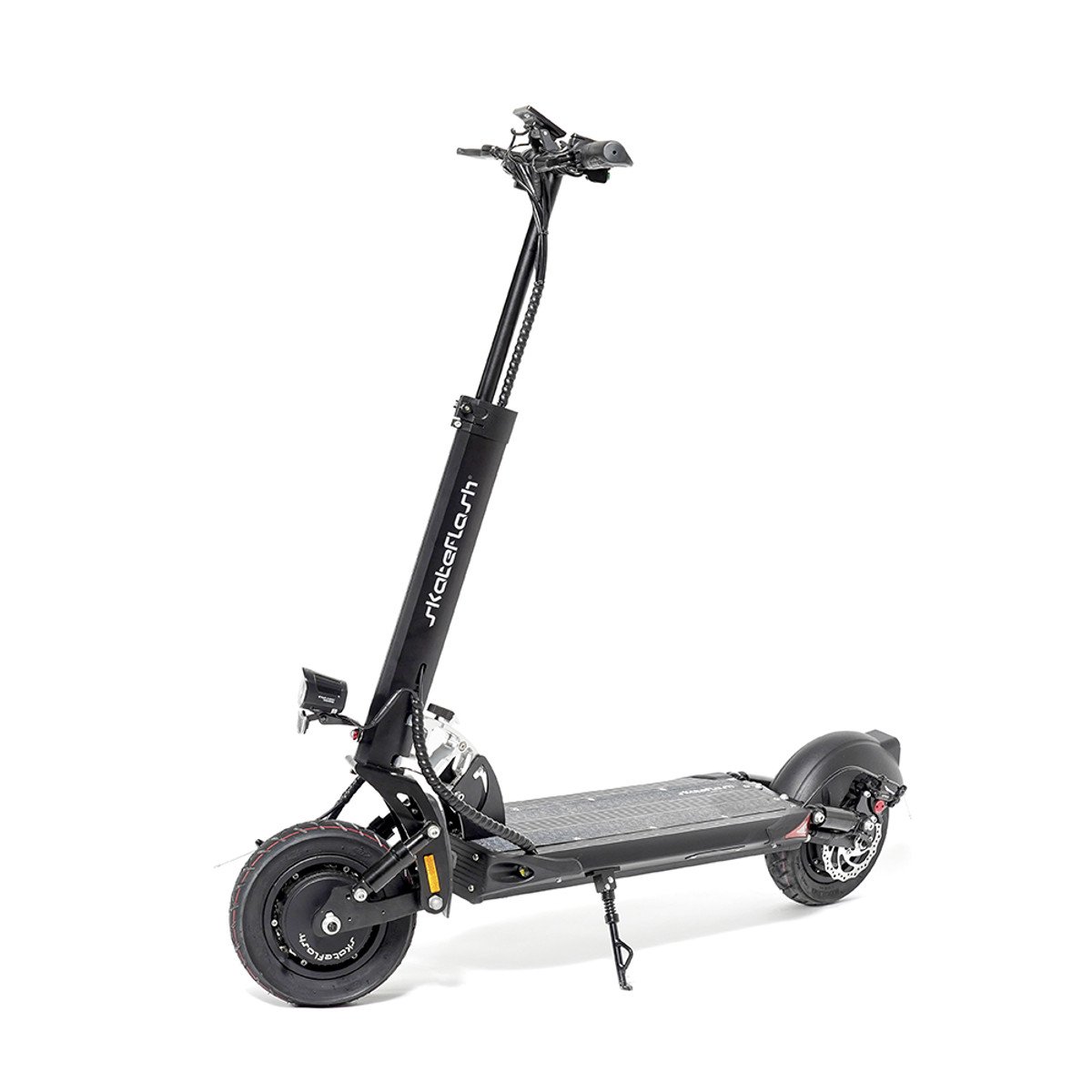 SKATE Patinete eléctrico - SKATE FLASH Urban 1000 W Homologado, Pot. máx. 1800 W, Carga máx. 120 kg, 50 - 60 km autonomía, 20800 mAh, Negro - Imagen 2