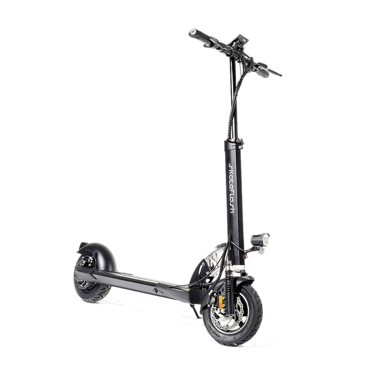 SKATE Patinete eléctrico - SKATE FLASH Urban 500 W Homologado, Pot. máx. 900 W, Carga máx. 120 kg, 40 km autonomía, 1300 mAh, Negro