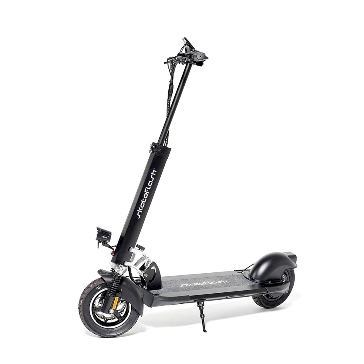 SKATE Patinete eléctrico - SKATE FLASH Urban 500 W Homologado, Pot. máx. 900 W, Carga máx. 120 kg, 40 km autonomía, 1300 mAh, Negro - Imagen 2