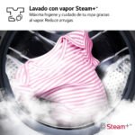 LG Lavadora secadora - LG F4DR7011AGS, 11 kg + 6 kg, Inox antihuellas - Imagen 5
