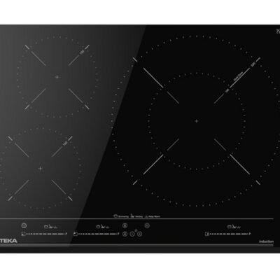 TEKA Placa de inducción – TEKA 112510028, 3 zona(s) zonas, 600 mm, Negro
