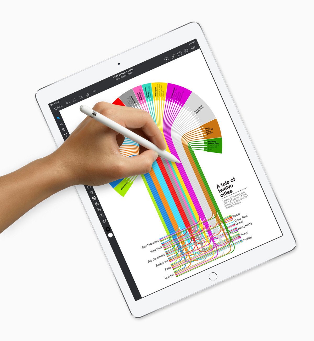 APPLE iPad Pro 12.9 (2017) Wi-Fi, 64 GB, Plata, 12,9 " UHD 4K, 4 GB RAM, Apple A10X Fusion, Tablet iOS - Imagen 5