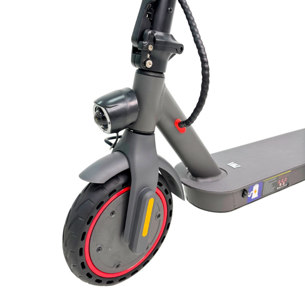 ZWHEEL Patinete eléctrico - ZWHEEL Zlion X Homologado DGT, Pot. máx. 700 W, Carga máx. 120 kg, 30 km autonomía, 7800 mAh, Negro | Gris - Imagen 2
