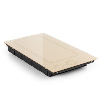 KLARSTEIN Placa de inducción – KLARSTEIN Victoria Domino, 2 zonas, 28,60 cm, Crema Vintage