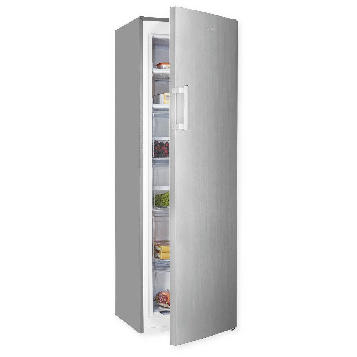Congelador vertical - EXQUISIT GS271-NF-H-040D Inoxlook, 1705 mm, Inox