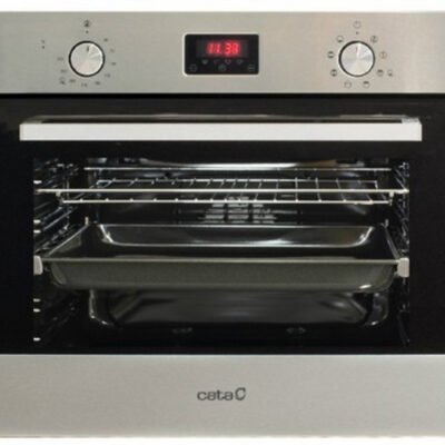 Cata Horno compacto – Cata CMD 5008 X, Multifunción, 8 funciones, AquaSmart, 60 cm, A, Inox Negro