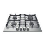 HOTPOINT Placa de gas - HOTPOINT PPH 60G DF/IX, 4 zona(s) zonas, Metano, 58 cm, Acero inoxidable