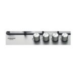 HOTPOINT Placa de gas - HOTPOINT PPH 60G DF/IX, 4 zona(s) zonas, Metano, 58 cm, Acero inoxidable - Imagen 2
