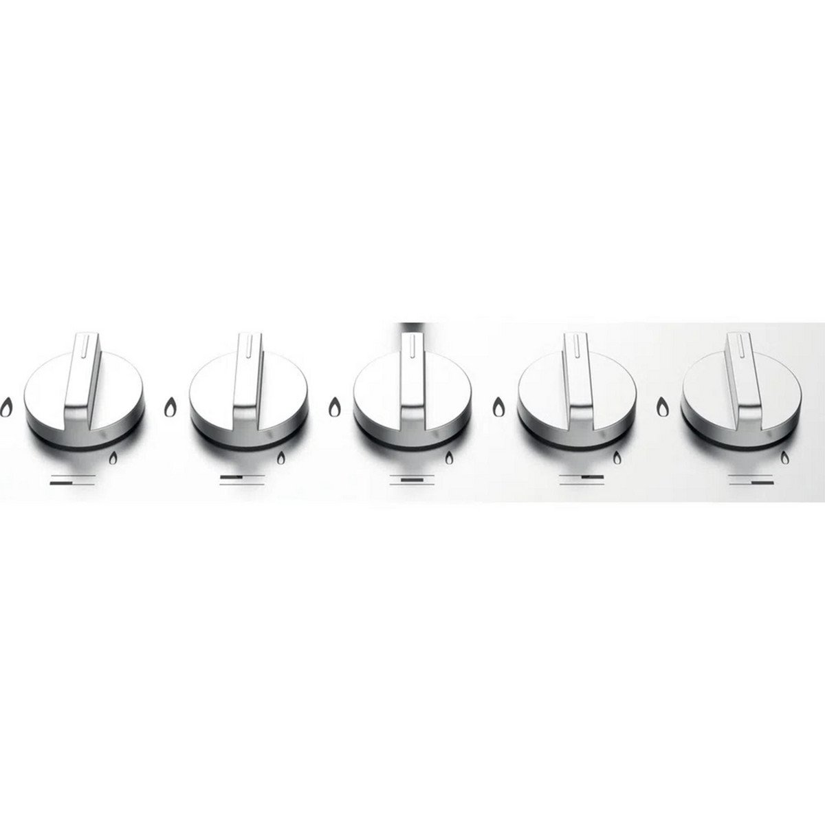 HOTPOINT Placa de gas - HOTPOINT FTGHL 751 D/IX/HA, 5 zonas, Metano, 75 cm, Inox