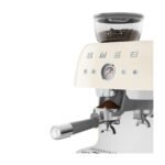SMEG Cafetera express - SMEG EGF03CREU, 15 bar, 1650 W, 2 tazas, Beige - Imagen 5