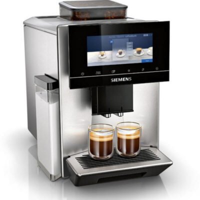 SIEMENS Máquina espresso – SIEMENS TQ903D03, 19 bar, 1500 W, 0,7 l, Acero inoxidable