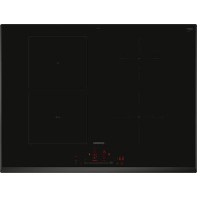 SIEMENS Placa de inducción – SIEMENS ED751HSC1E, 4 zonas, 71 cm, Negro