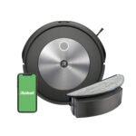 IROBOT Robot friegasuelos - IROBOT J517840 MPN, 33 W, Potencia de succión 30 W, Depósito 389 ml, Autonomía 72 min, Grafito