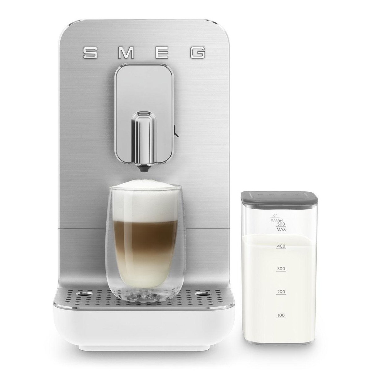 SMEG Cafetera Superautomática - SMEG BCC13WHMEU, 19 bar, 1350 W, 500 ml, 1 tazas, Inox - Imagen 6