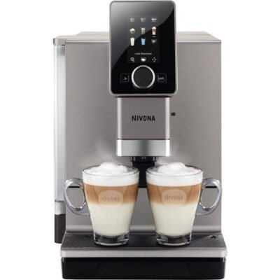 NIVONA Máquina espresso – NIVONA NICR 930, 15 bar, 1465 W, 1 l, 2 tazas, Cromo, Titanio