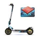 SMARTGYRO Patinete eléctrico - SMARTGYRO Z-One Blue C, Homologado DGT, Pot. máx. 400 W, Carga máx. 90 kg, 40 km autonomía, 8000 mAh, Azul