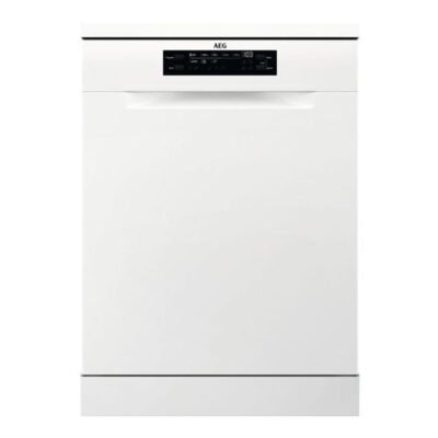 AEG Lavavajillas libre instalación 60 cm – AEG AEGFFB74907ZW, 14 servicios, 8 programas, 598 mm, Inox