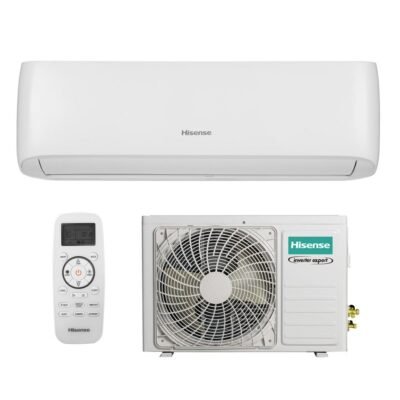 HISENSE Split 1×1 – HISENSE Brissa CA25YR03, Función Inverter, Blanco