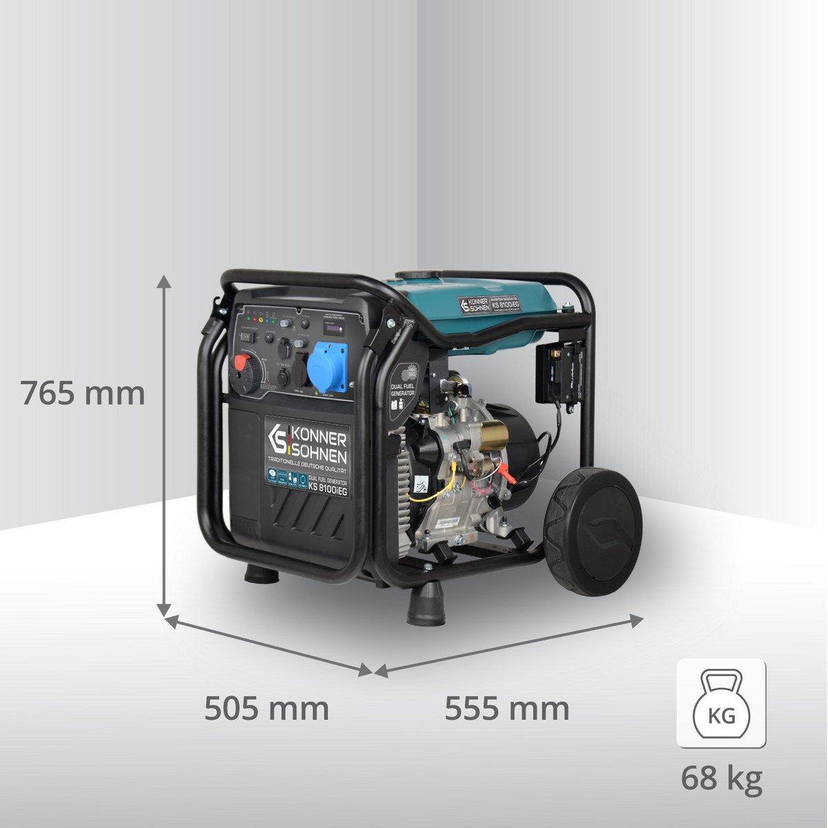 KÖNNER Generador de energía - KÖNNER & SÖHNEN KS 8100iEG - Imagen 6