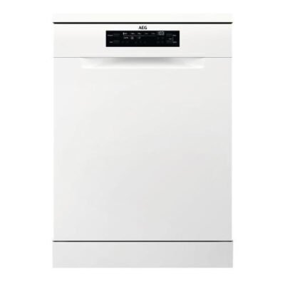 AEG Lavavajillas libre instalación 60 cm – AEG AEGFFB64607ZW, 13 servicios, 8 programas, 598 mm, Blanco