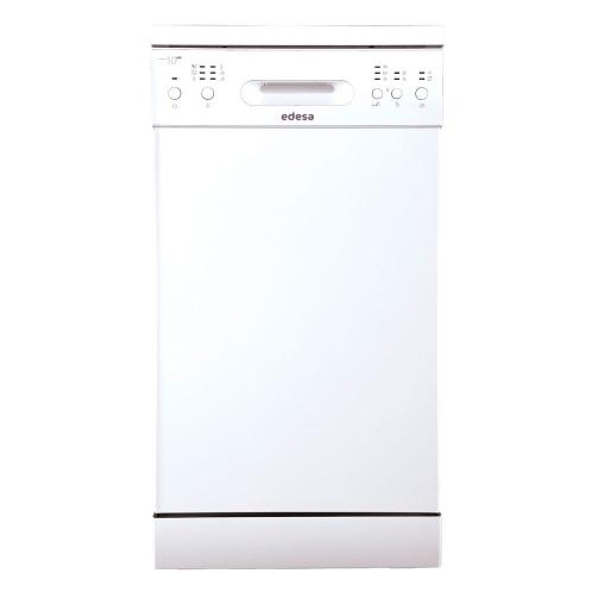 Lavavajillas libre instalación 45 cm - EDESA EDW-4610 WH, 10 servicios, 6 programas, 44,8 cm, Inox