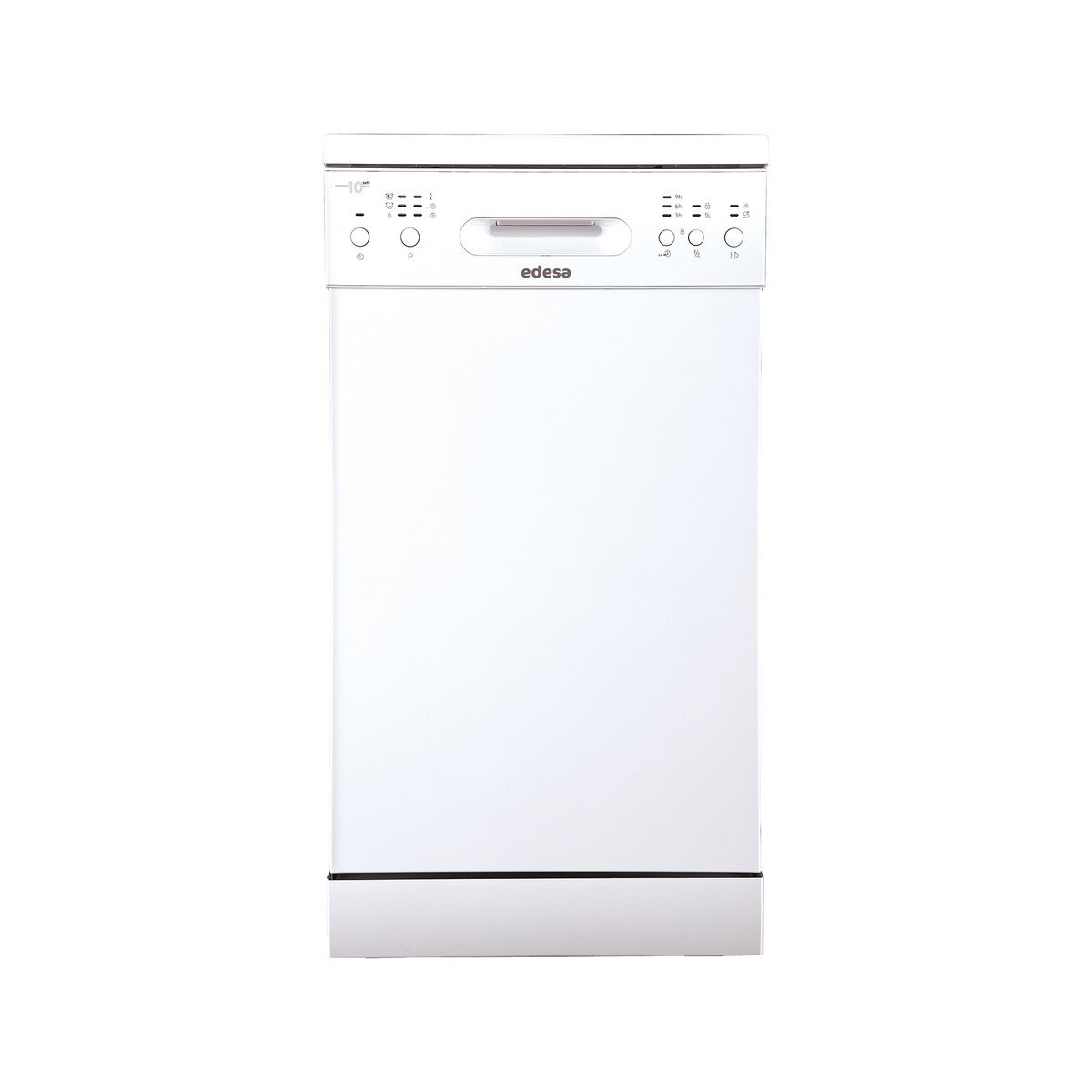 Lavavajillas libre instalación 45 cm - EDESA EDW-4610 WH, 10 servicios, 6 programas, 44,8 cm, Inox - Imagen 2