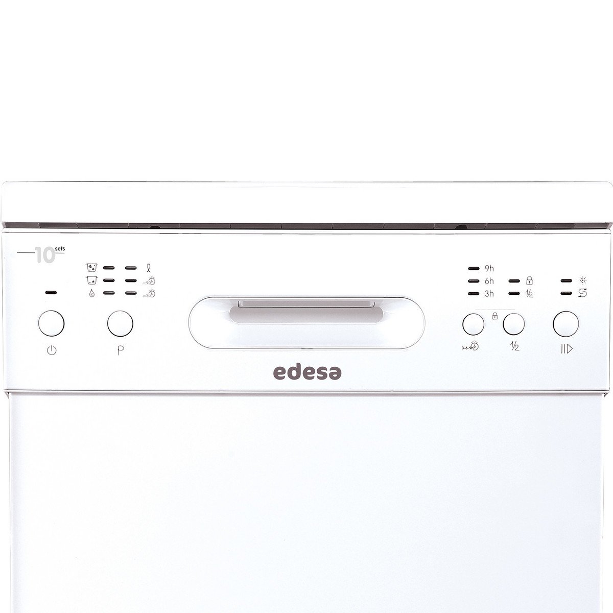 Lavavajillas libre instalación 45 cm - EDESA EDW-4610 WH, 10 servicios, 6 programas, 44,8 cm, Inox - Imagen 7