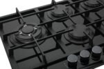 VITROKITCHEN Placa de gas - VITROKITCHEN CG73NB, 3 zonas, 51 cm, Negro - Imagen 5
