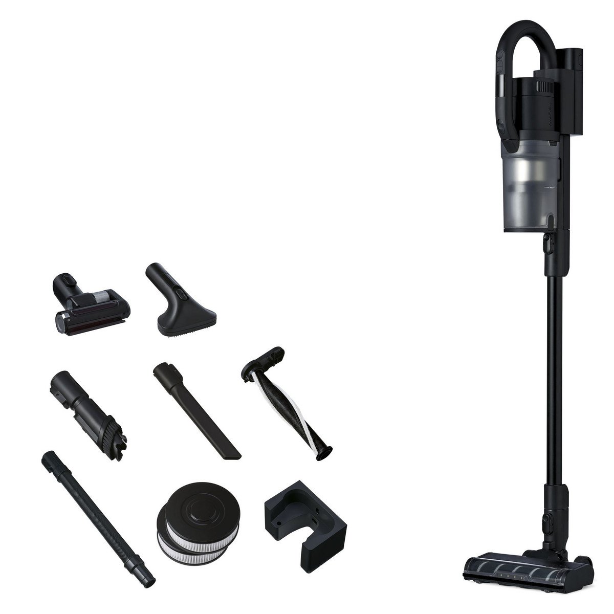 NILFISK Aspiradora escoba sin cable - NILFISK S1 Pet Care, 550 W, Potencia de succión 550 W, Depósito 0,8 l, Autonomía 60Min., Negro