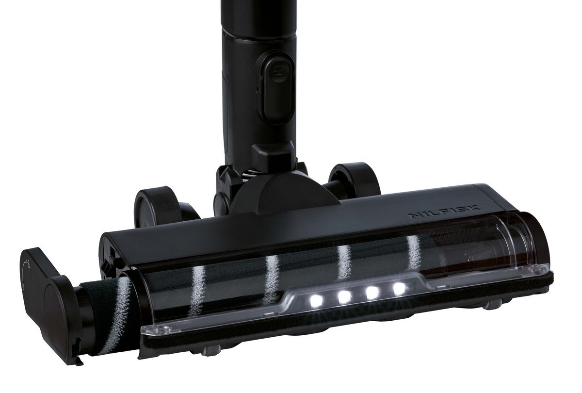 NILFISK Aspiradora escoba sin cable - NILFISK S1 Pet Care, 550 W, Potencia de succión 550 W, Depósito 0,8 l, Autonomía 60Min., Negro - Imagen 4