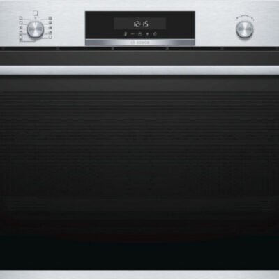 Bosch Horno – Bosch Serie 6 VBD5780S0, Multifunción, 112L, 90cm, 10 funciones, LCD, Clase A+, Pirolítico, Negro